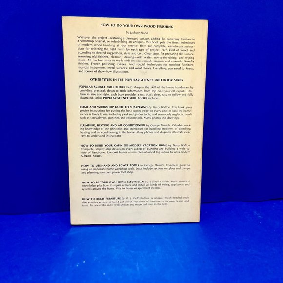 Rare|Vintage ‘How To Do Your Own Wood Refinishing’ Book, 1967, Jackson Hand, VGC - Picture 2 of 2